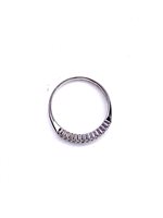 Anello Stocco Gioielli Donna in Oro bianco Zircone ANS 92 - ANS 92